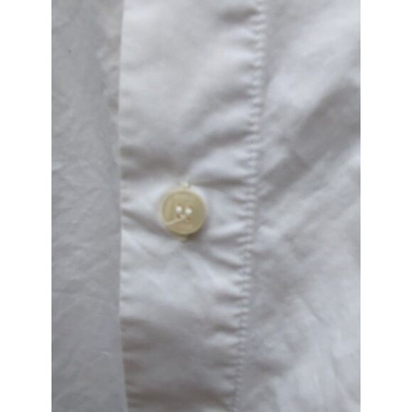 Pavi Shirt Made in Italy LG White Blue Embroidered Button Gigolo shirt - Picture 8 of 15